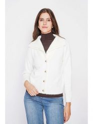 C& Jo Kardigan w kolorze białym rozmiar: 34. Białe kardigany C& Jo, bez wzorów. Za 121.99 zł.