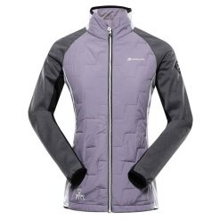 Bluza damska sportowa z wełną merino Alpine Pro Jorwa. Czerwone bluzy Alpine Pro, m, bez wzorów, z wełny, bez kaptura. W wyprzedaży za 229.00 zł.