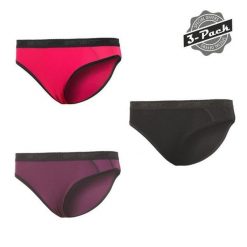 SENSOR Termoaktywne figi damskie DOUBLE FACE 3PACK-L. Czerwone figi Sensor, l, bez wzorów, z bawełny. Za 131.15 zł.