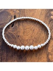 Eclat d'Argent Srebrna bransoletka rozmiar: onesize. Szare bransoletki Eclat d'Argent, srebrne. Za 202.98 zł.