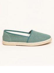 Kitz-pichler Espadryle "Camping Linen uni V" w kolorze zielonym rozmiar: 41. Zielone espadryle Kitz pichler, bez wzorów, z materiału, bez obcasa, bez zapięcia. Za 165.99 zł.
