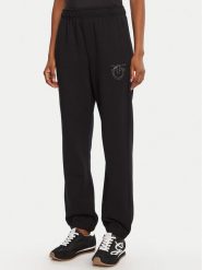 PINKO Spodnie dresowe Plumcake 104790 A2RO Czarny Regular Fit. Czarne spodnie dresowe Pinko, s, bez wzorów, z bawełny. Za 859.99 zł.