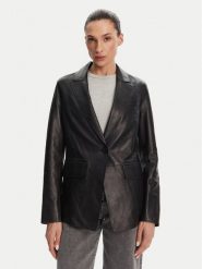 Serge Pariente Kurtka skórzana Caprice Czarny Slim Fit. Czarne kurtki Serge Pariente, l, bez wzorów, ze skóry, bez kaptura. Za 1,039.00 zł.