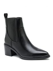 Sixth Sens Botki w kolorze czarnym rozmiar: 37. Czarne botki Sixth Sens, bez wzorów, bez obcasa, bez zapięcia. Za 170.87 zł.