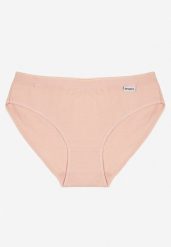 Jasnoróżowe Gładkie Majtki Figi z Bawełny Laniriela. Czerwone figi Born2be, l, bez wzorów, z bawełny. Za 4.99 zł.