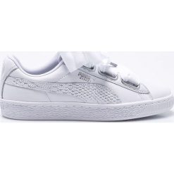 Puma - Buty Basket Heart Oceanaire. Białe obuwie sportowe Puma, z gumy, bez zapięcia. W wyprzedaży za 219.90 zł.
