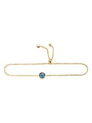 Revoni Złota bransoletka z topazem rozmiar: onesize. Żółte bransoletki Revoni, z topazem, złote. Za 1,522.99 zł.