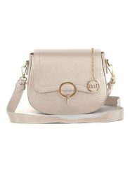 Mia Tomazzi Skórzana torebka "Carracci" w kolorze beżowym - 18 x 23 x 7,5 cm rozmiar: onesize. Brązowe torby na ramię Mia Tomazzi, bez wzorów, z materiału, na ramię, bez dodatków. Za 252.99 zł.