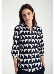 More & More Bluzka w kolorze granatowo-białym rozmiar: 34. Niebieskie bluzki More & More, bez wzorów, bez kołnierzyka, bez ramiączek. Za 79.77 zł.