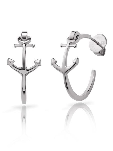 Paul Hewitt Kolczyki-półkreole rozmiar: onesize. Szare kolczyki Paul Hewitt, ze stali. Za 143.56 zł.