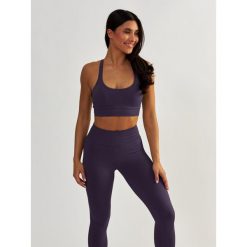 Stanik Fitness BeShaped Gym Queen Bezszwowy. Fioletowe biustonosze BESHAPED, bez wzorów, z nylonu. W wyprzedaży za 152.15 zł.