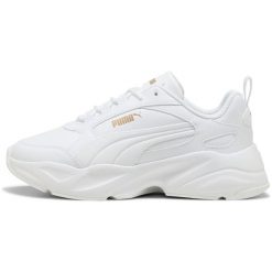 Buty sportowe damskie Puma Cassia 2.0 L. Białe obuwie sportowe Puma, z syntetyku, bez zapięcia. Za 390.00 zł.