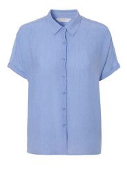 TATUUM Bluzka "Zaria" w kolorze błękitnym rozmiar: 44. Niebieskie bluzki Tatuum, bez wzorów, bez kołnierzyka, bez ramiączek. Za 93.07 zł.