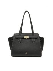 Aigner Torebka 137412 Czarny. Czarne torebki klasyczne Aigner, bez wzorów, ze skóry, bez dodatków. Za 3,569.00 zł.