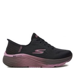 Buty do biegania Skechers. Czarne obuwie sportowe Skechers, bez zapięcia, do biegania. Za 459.99 zł.
