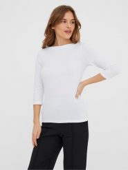 Vero Moda Koszulka "Panda" w kolorze białym rozmiar: XXL. Białe bluzki Vero Moda, xxl, bez wzorów, z bawełny, bez kołnierzyka, bez ramiączek. Za 65.85 zł.