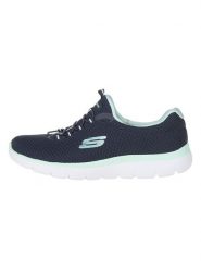 Skechers Sneakersy "Summits" w kolorze granatowym rozmiar: 37. Niebieskie trampki Skechers, bez wzorów, z materiału, bez zapięcia. Za 201.55 zł.