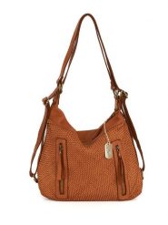 Anna Morellini Skórzana torebka w kolorze brązowym - 35 x 31 x 16 cm rozmiar: onesize. Brązowe torby na ramię Anna Morellini, bez wzorów, z materiału, na ramię, bez dodatków. Za 521.99 zł.