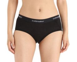 Figi Termoaktywne Damskie Icebreaker Women Sprite Hot pants. Czarne figi Icebreaker, xs, bez wzorów, z dzianiny. Za 149.99 zł.