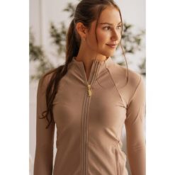 Bluza techniczna z zamkiem JD ATTACK Elite. Brązowe bluzy JD ATTACK, bez wzorów, bez kaptura. Za 269.00 zł.