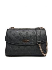 Guess Torebka Phoebe HWPD96 65210 Czarny. Czarne listonoszki Guess, z aplikacjami, ze skóry, bez dodatków. Za 589.99 zł.