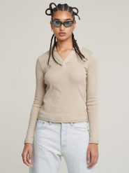 G-Star Koszulka polo w kolorze beżowym rozmiar: L. Brązowe koszulki polo G-Star, l, bez wzorów, z bawełny, bez kołnierzyka, bez ramiączek. Za 112.95 zł.