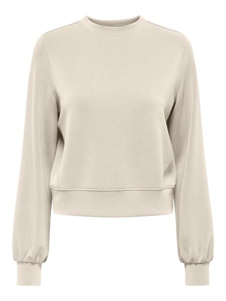 ONLY Bluza w kolorze beżowym rozmiar: L. Brązowe bluzy Only, l, bez wzorów, bez kaptura. Za 89.95 zł.