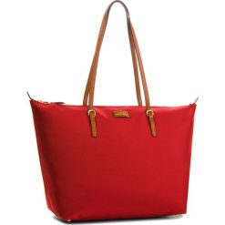 Torebka LAUREN RALPH LAUREN - Chadwick 431687516003 Medium Red. Czerwone shopper Lauren Ralph Lauren, bez wzorów, z materiału, bez dodatków. W wyprzedaży za 379.00 zł.