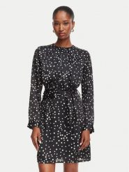Rinascimento Sukienka codzienna CFC0130435003 Czarny Regular Fit. Czarne sukienki Rinascimento, na co dzień, xs, bez wzorów, z syntetyku, bez kołnierzyka, bez ramiączek, proste. Za 734.99 zł.