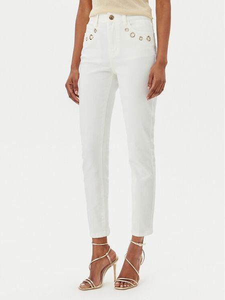 Artigli Jeansy ADDE002564 058 Biały Slim Fit. Białe jeansy Artigli, bez wzorów. Za 159.99 zł.