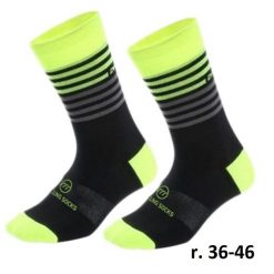 Skarpetki rowerowe unisex madani Toucan. Czarne skarpety MADANI, bez wzorów. Za 9.99 zł.