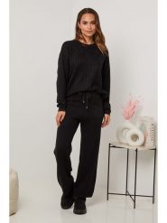 Soft Cashmere 2-częściowy zestaw w kolorze czarnym rozmiar: 34/36. Czarne swetry Soft Cashmere, bez wzorów, z kaszmiru, bez ramiączek. Za 145.94 zł.
