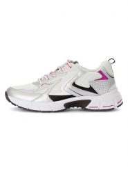 Gabor Skórzane sneakersy w kolorze srebrno-białym rozmiar: 38,5. Szare trampki Gabor, bez wzorów, z materiału, bez zapięcia. Za 214.70 zł.