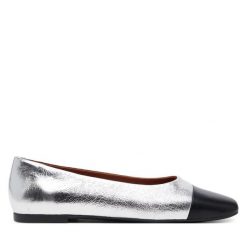 Baleriny Vagabond Shoemakers. Szare baleriny Vagabond Shoemakers, bez wzorów, bez obcasa. Za 259.99 zł.