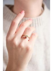 Lodie Silver Pierścionek z cyrkonią rozmiar: onesize. Szare pierścionki Lodie Silver, z cyrkonią, z mosiądzu. Za 74.81 zł.
