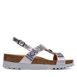 Sandały Scholl. Białe sandały Scholl, bez wzorów, bez obcasa, na płaskiej podeszwie, bez zapięcia. Za 339.99 zł.