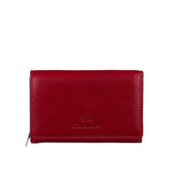 Czerwony damski portfel skórzany Canaletto z RFID – elegancja, funkcjonalność i bezpieczeństwo PD1225Cs165 GR RFID. Czerwone portfele bez wzorów, ze skóry. Za 170.00 zł.