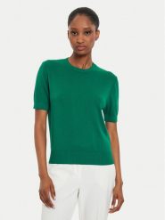 United Colors Of Benetton Bluzka 103CD10BD Zielony Regular Fit. Zielone bluzki United Colors of Benetton, s, bez wzorów, z bawełny, bez kołnierzyka, bez ramiączek. Za 119.99 zł.