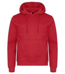 Clique Bluza z kapturem Miami z bawełny i poliestru z recyklingu – Red. Czerwone bluzy CLIQUE, uniwersalny, bez wzorów, z bawełny, z kapturem. Za 172.75 zł.