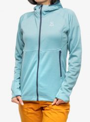 Bluza trekkingowa damska Haglofs Skuta Hood. Zielone bluzy Haglöfs, m, bez wzorów, z materiału, z kapturem. Za 579.99 zł.