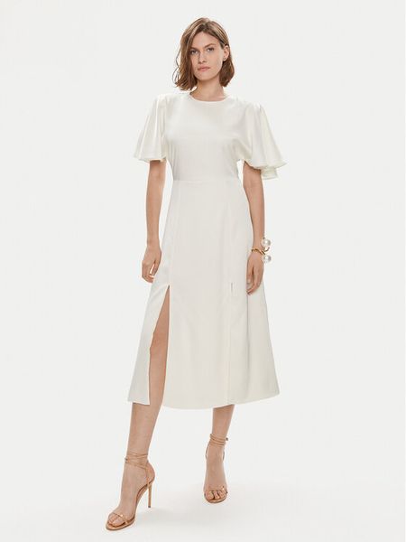 ROTATE Sukienka koktajlowa 112167857 Écru Regular Fit. Sukienki ROTATE, bez wzorów, z syntetyku, wizytowe, bez kołnierzyka, bez ramiączek. Za 1,539.00 zł.