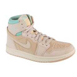 Buty sportowe Sneakersy damskie, Air Jordan 1 W Zoom CMF 2. Brązowe obuwie sportowe Jordan, bez zapięcia, trekkingowe. Za 669.99 zł.