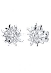 Elli Damskie kolczyki sztyfty Edelweiss tradycyjny ze srebra próby 925 Sterling Silver Kolczyki 1 ct. Szare kolczyki Elli, srebrne, na sztyftcie. Za 238.99 zł.