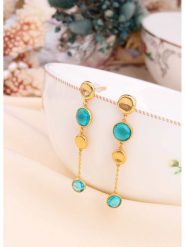 L'Atelier de Gaia Pozłacane kolczyki z cyrkoniami rozmiar: onesize. Żółte kolczyki L'Atelier de Gaia, z cyrkonią, pozłacane. Za 56.99 zł.