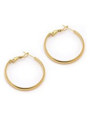 MOODE Kolczyki-kreole "Cindy" rozmiar: onesize. Żółte kolczyki MOODE, ze stali. Za 83.42 zł.