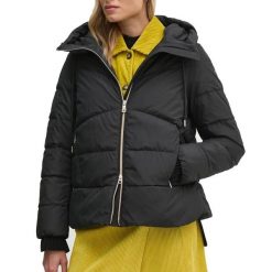 Kurtka ocieplana damska Geox Dalyla Parka. Czarne kurtki Geox, bez wzorów, z materiału, bez kaptura. Za 909.99 zł.