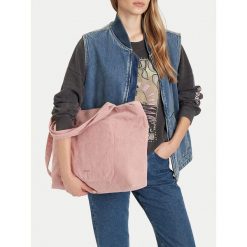 Torebka Roxy. Czerwone shopper Roxy, bez wzorów, bez dodatków. Za 139.99 zł.