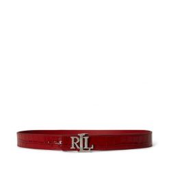 Pasek LAUREN RALPH LAUREN. Czerwone paski Lauren Ralph Lauren, bez wzorów. Za 519.99 zł.