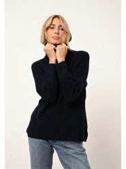 Just Cashmere Kaszmirowy golf "Blantyre" w kolorze granatowym rozmiar: L. Niebieskie golfy Just Cashmere, l, bez wzorów, z kaszmiru, bez ramiączek. Za 289.88 zł.