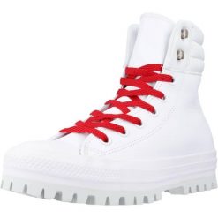 Tenisówki Converse Model Chuck Taylor All Star Kolor Biały. Białe trampki Converse, bez wzorów, ze skóry, bez zapięcia. Za 387.99 zł.